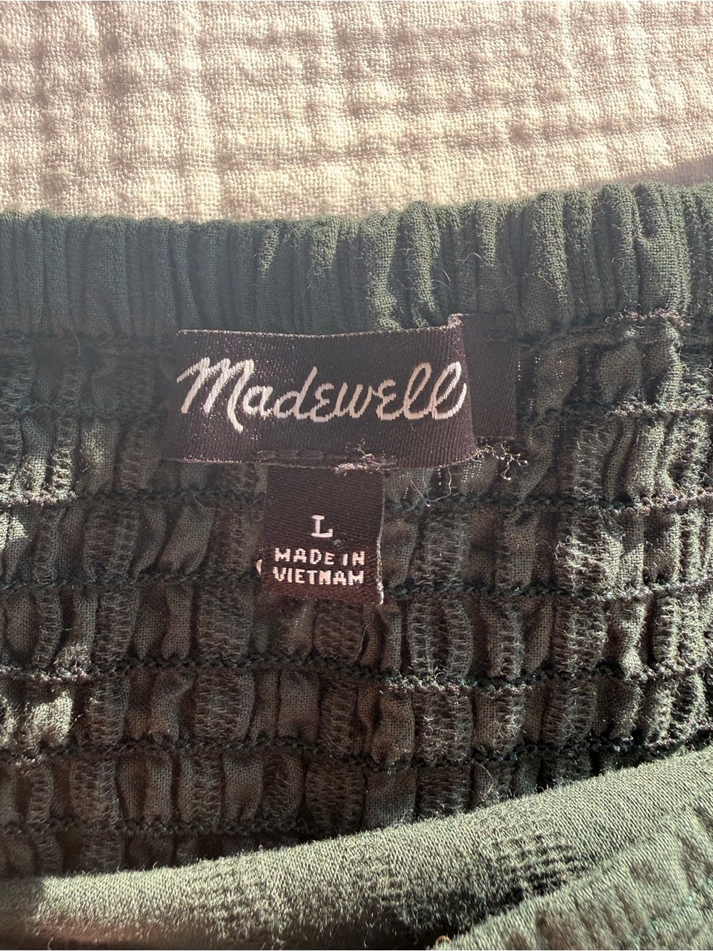 Madewell Hopewell Puff-Sleeve Crop Top In Stripe
Color Dark Palm - Picture 4 of 4